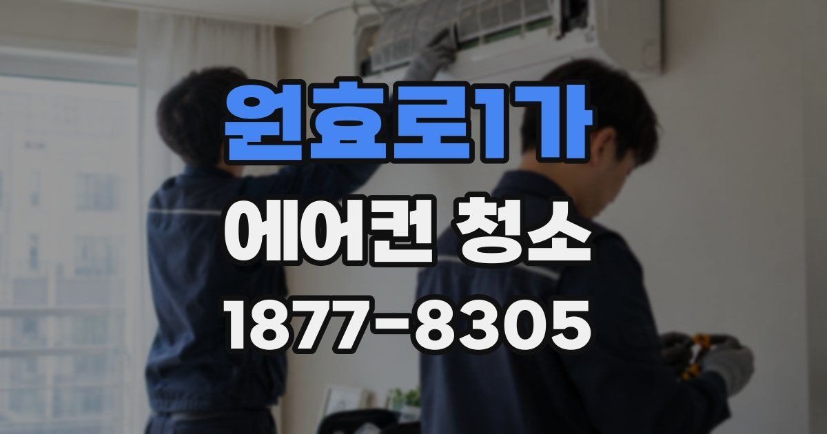 원효로1가 에어컨 청소