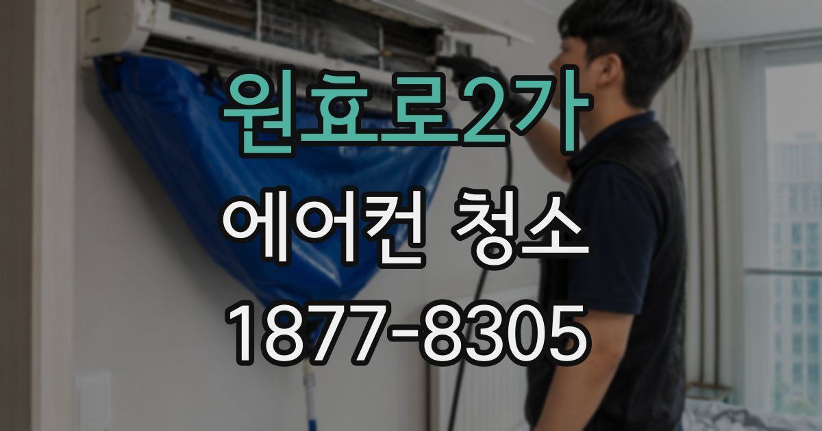 원효로2가 에어컨 청소
