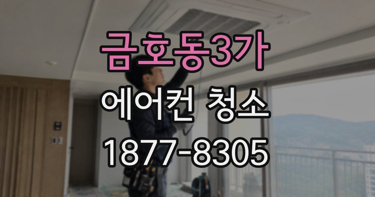 금호동3가 에어컨 청소