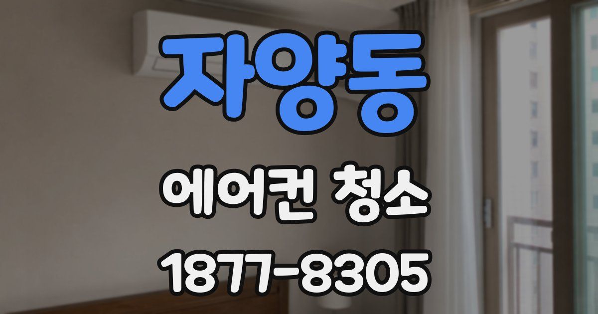 자양동 에어컨 청소