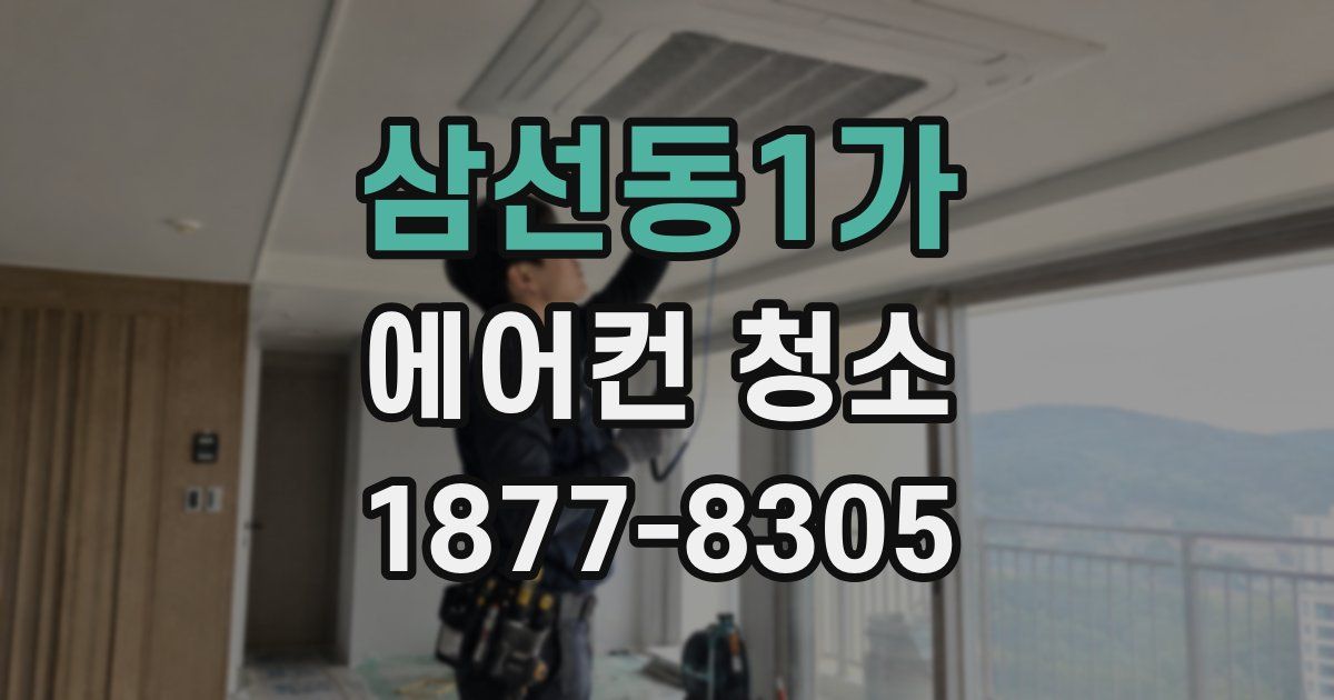 삼선동1가 에어컨 청소