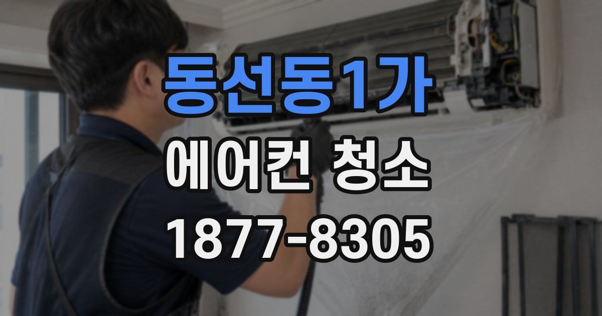 동선동1가 에어컨 청소