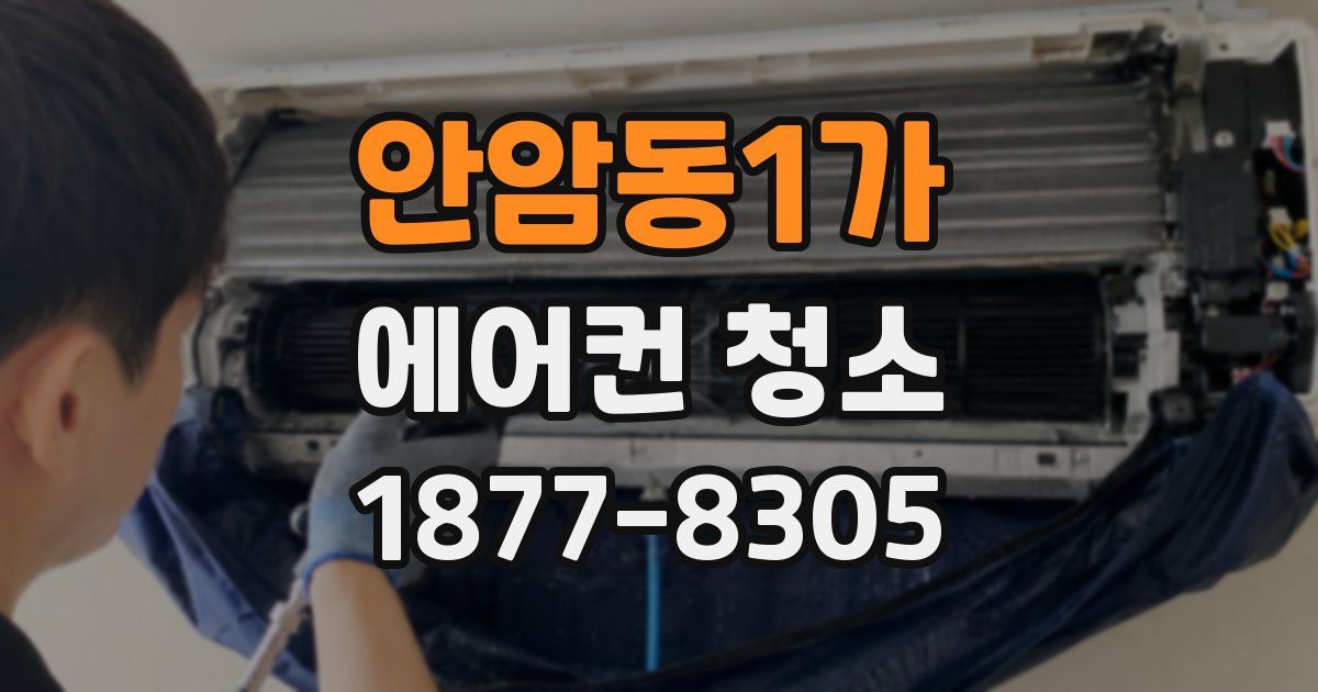 안암동1가 에어컨 청소