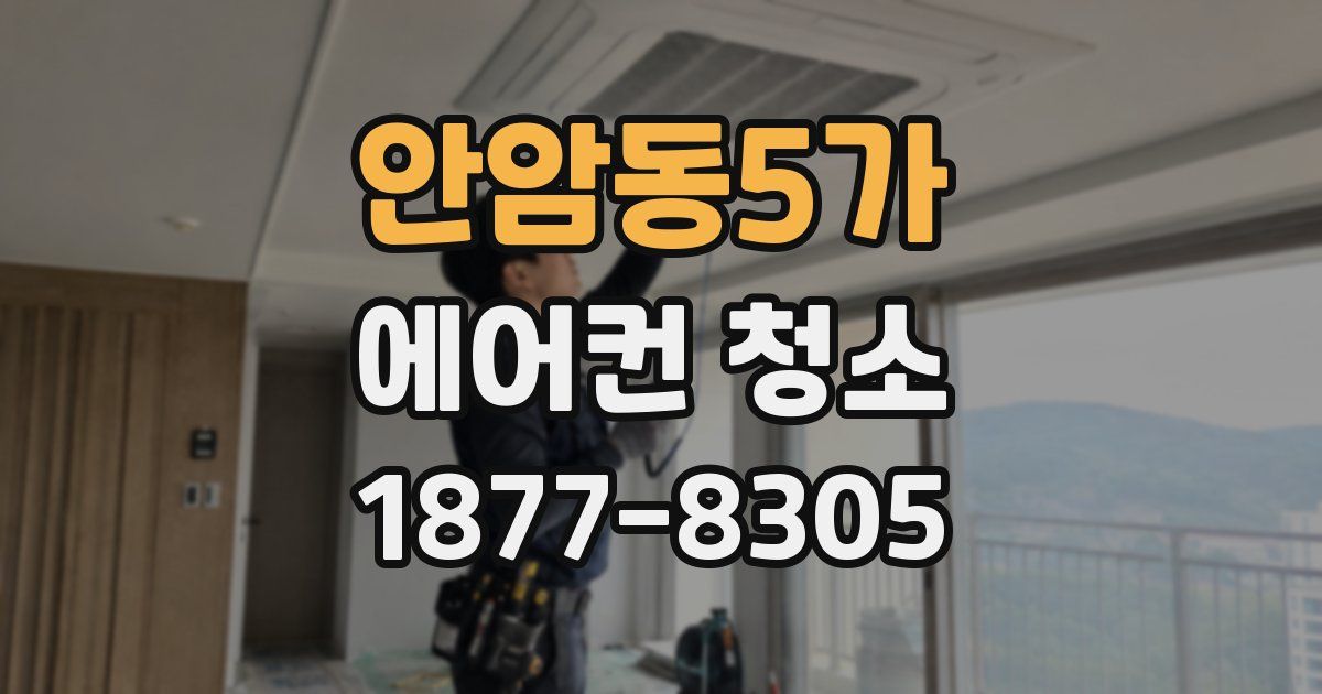 안암동5가 에어컨 청소