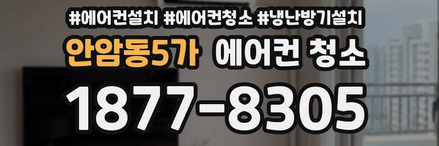 안암동5가 에어컨 청소