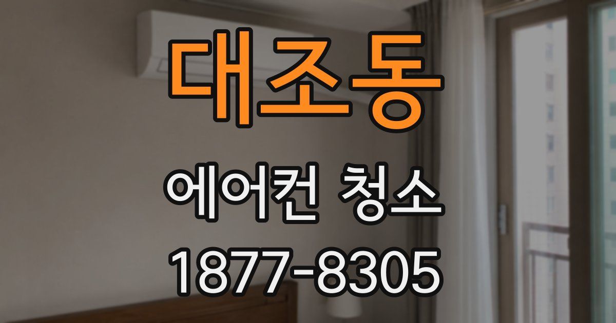 대조동 에어컨 청소