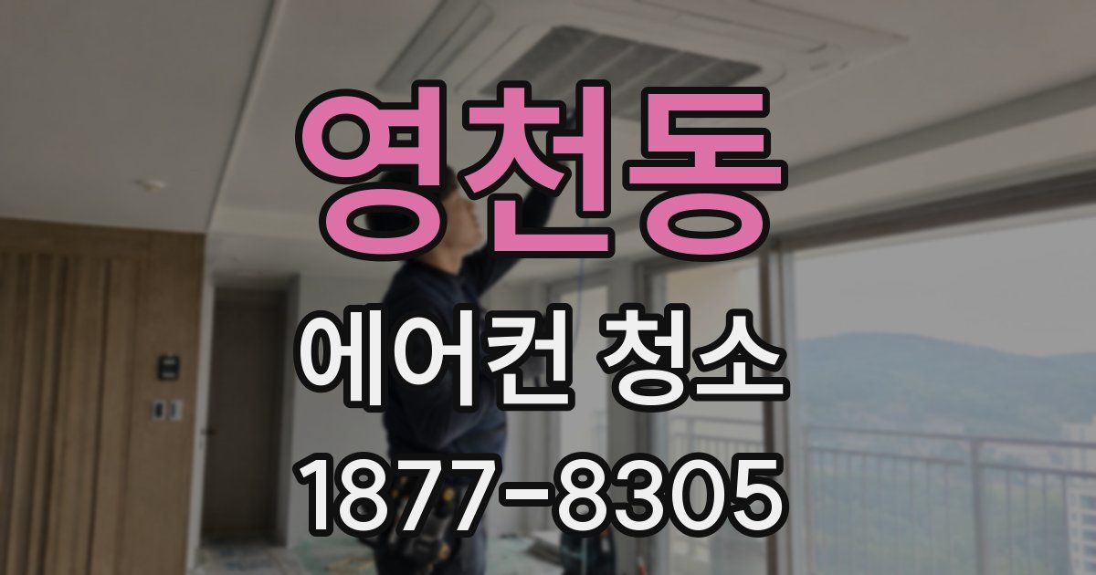 영천동 에어컨 청소