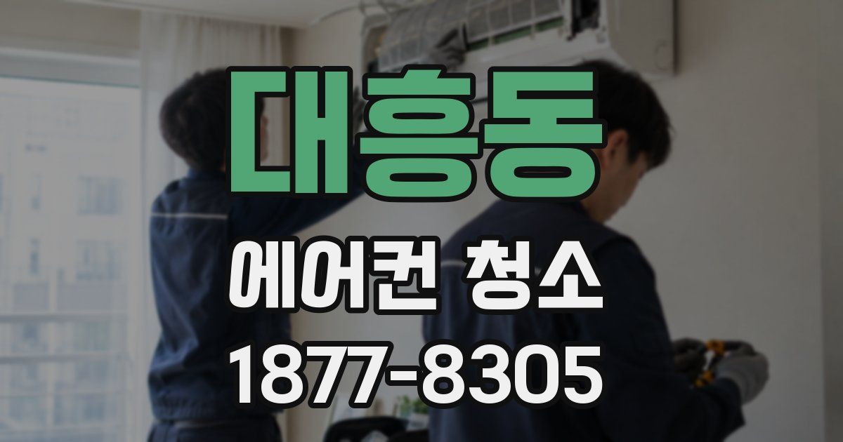 대흥동 에어컨 청소