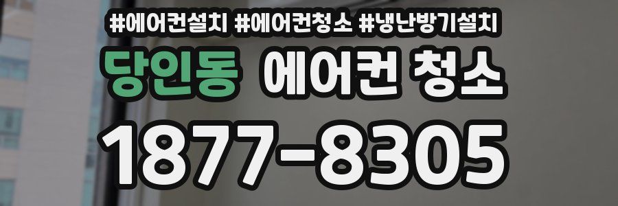 당인동 에어컨 청소