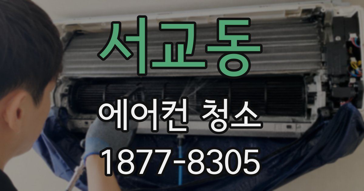 서교동 에어컨 청소