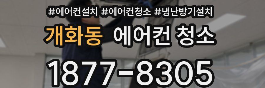 개화동 에어컨 청소