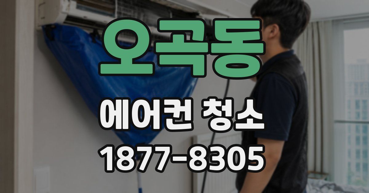 오곡동 에어컨 청소