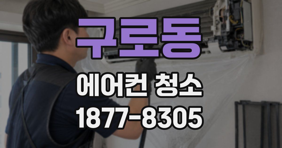 구로동 에어컨 청소