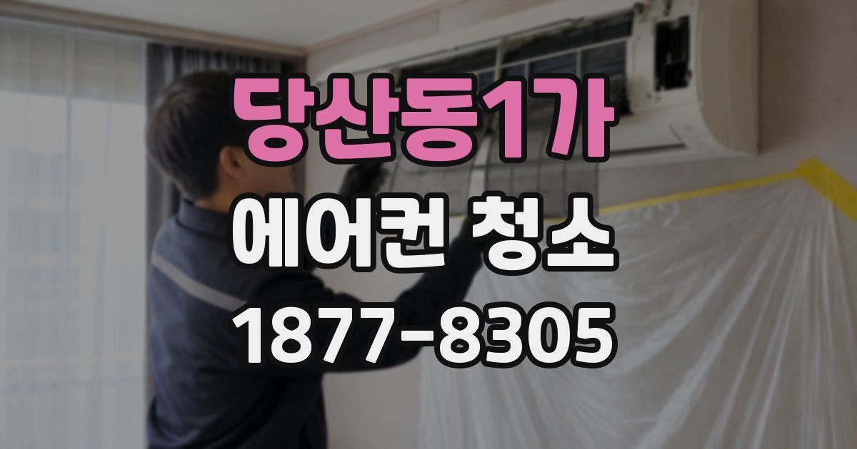 당산동1가 에어컨 청소