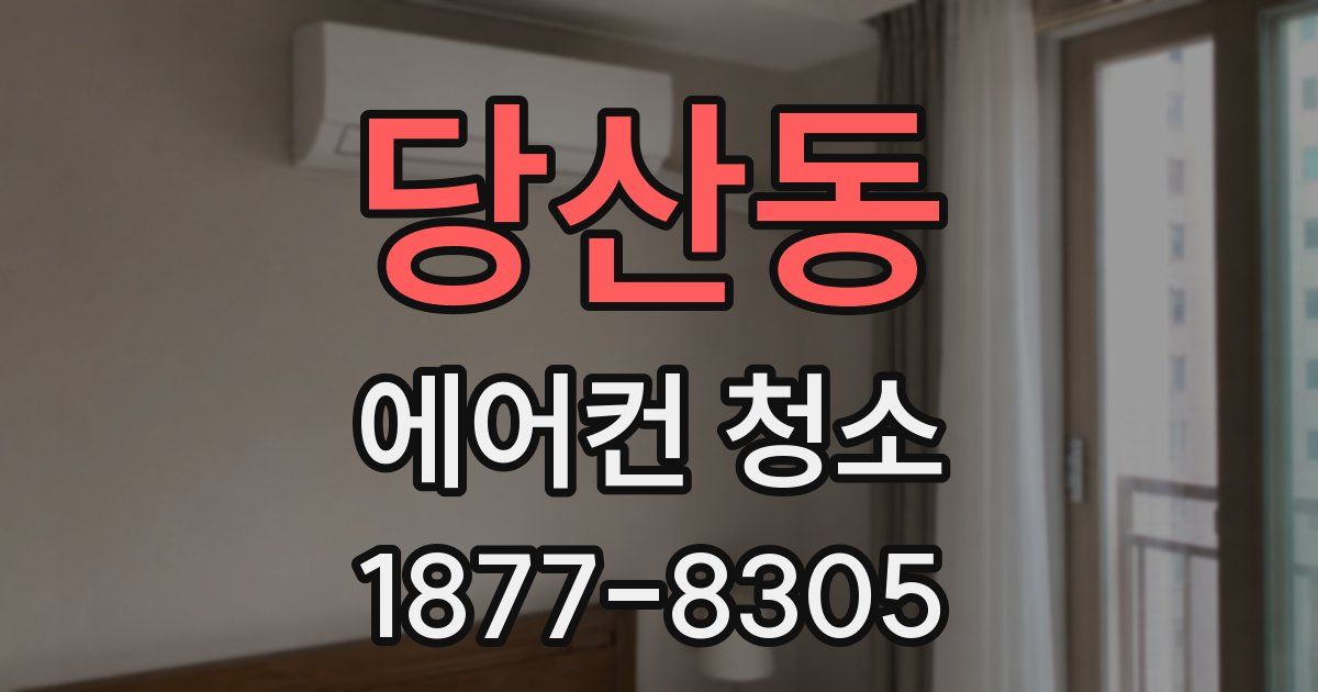 당산동 에어컨 청소