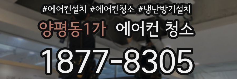 양평동1가 에어컨 청소