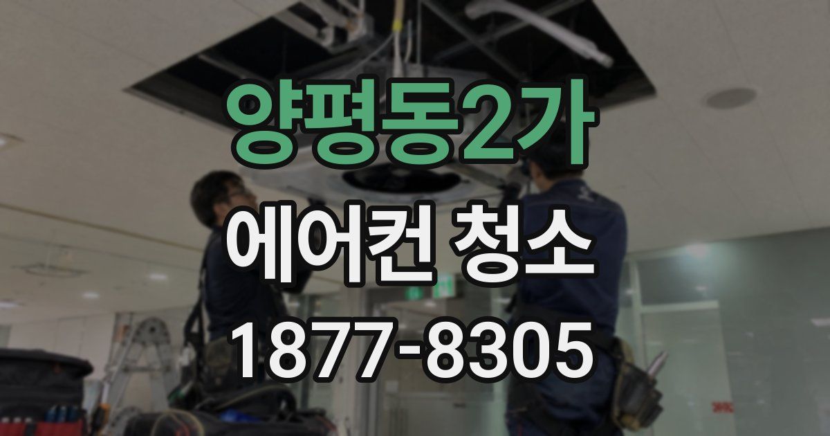 양평동2가 에어컨 청소