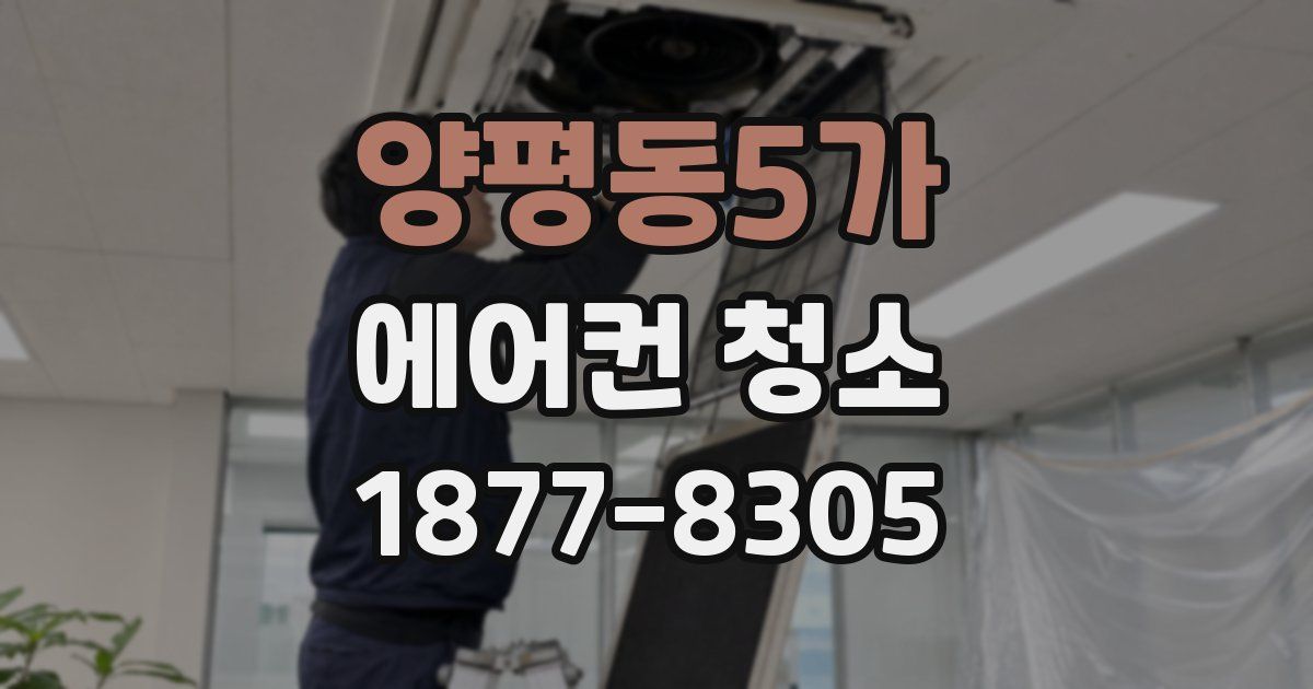 양평동5가 에어컨 청소
