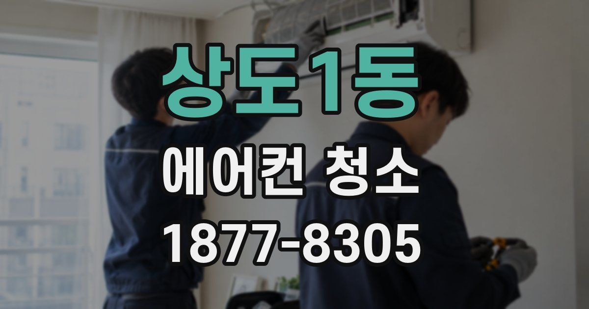 상도1동 에어컨 청소