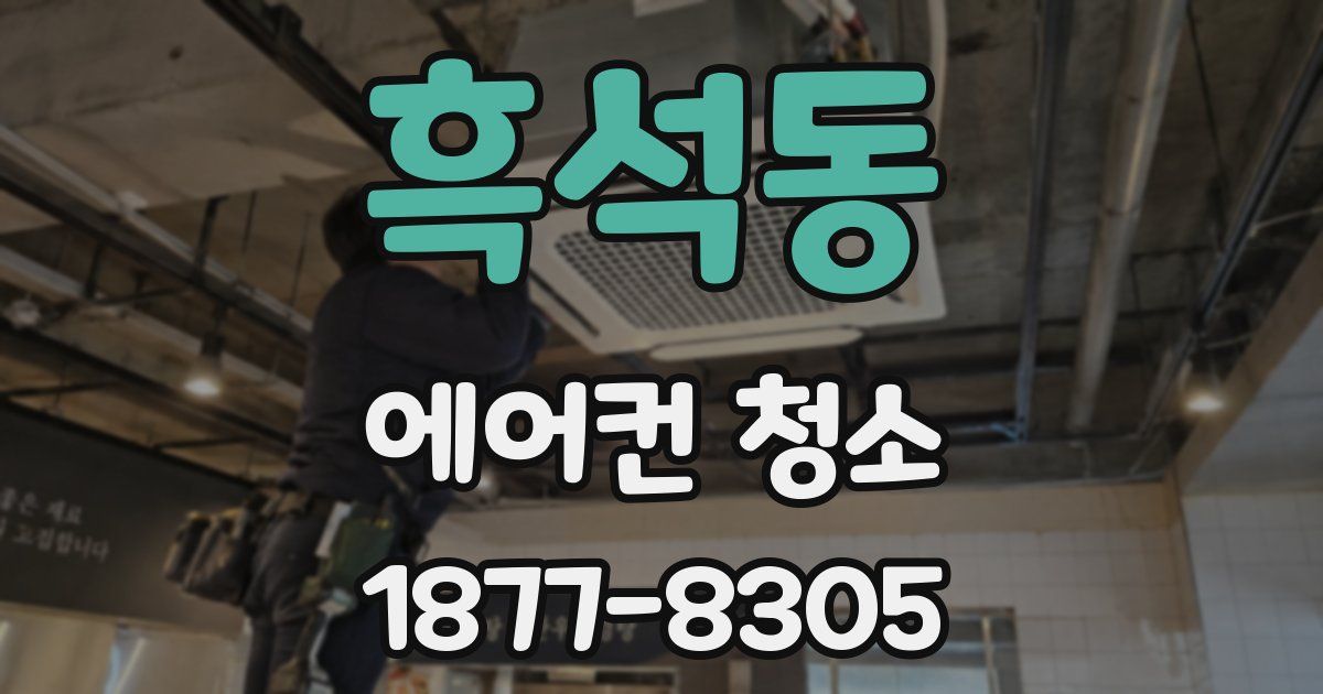 흑석동 에어컨 청소
