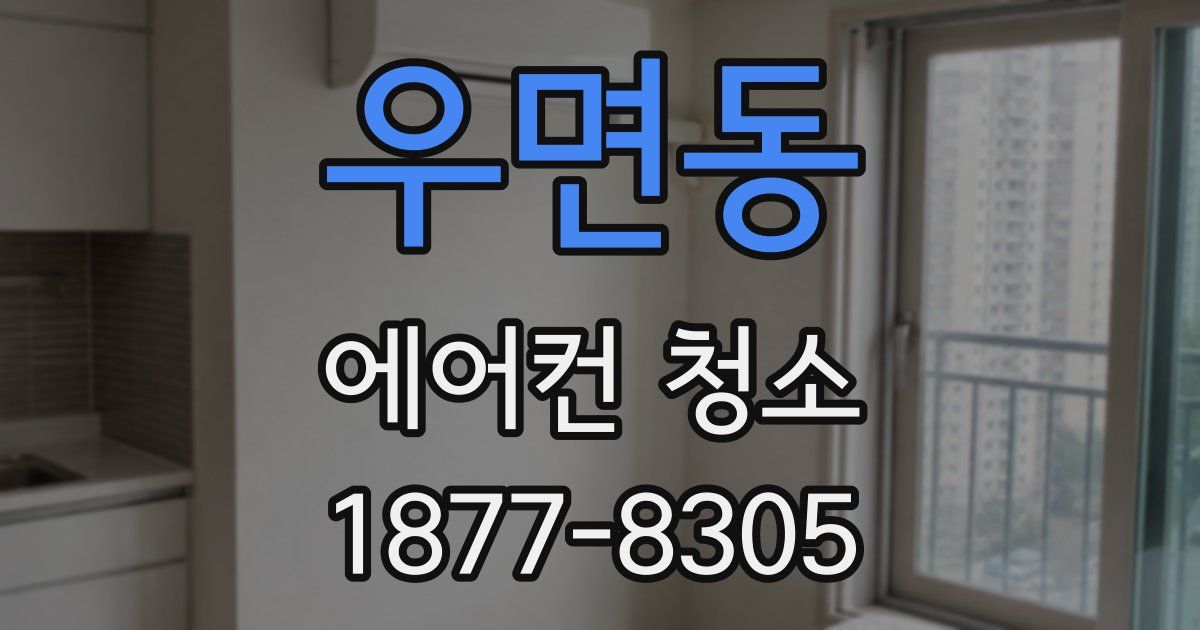 우면동 에어컨 청소