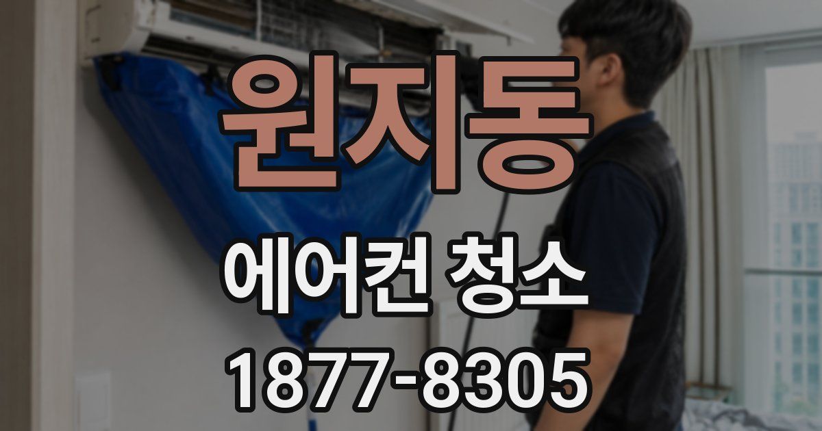 원지동 에어컨 청소