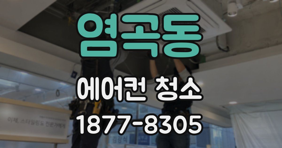 염곡동 에어컨 청소