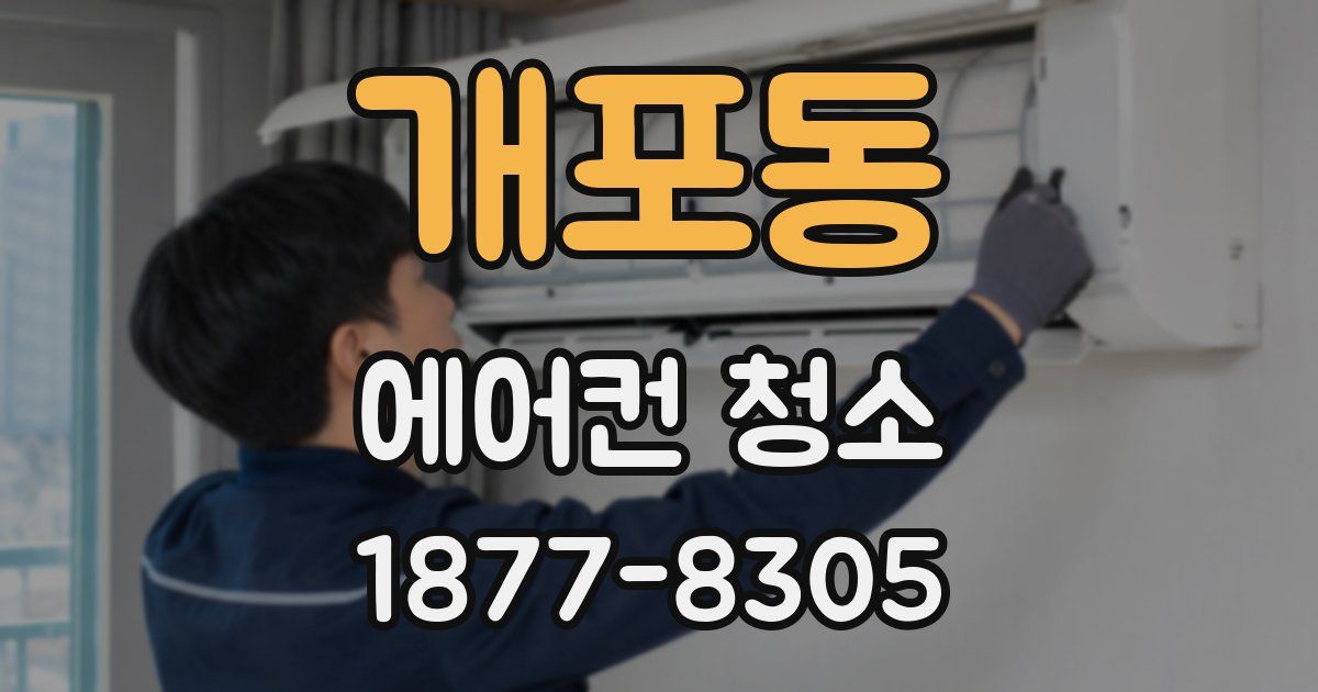 개포동 에어컨 청소