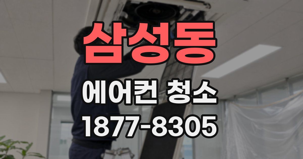 삼성동 에어컨 청소