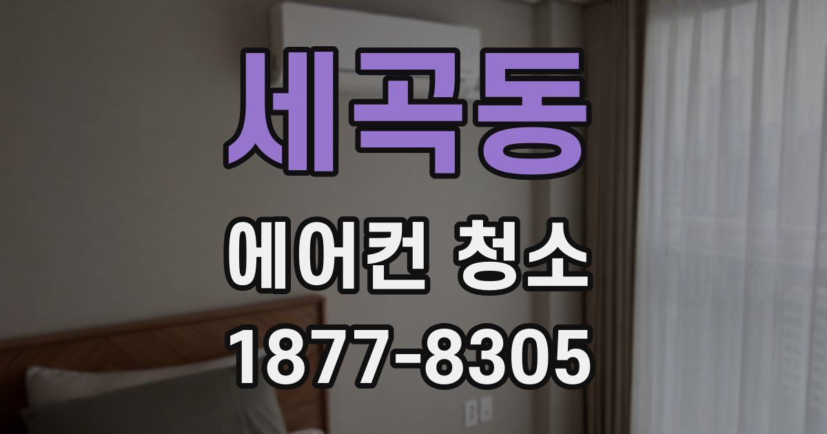 세곡동 에어컨 청소