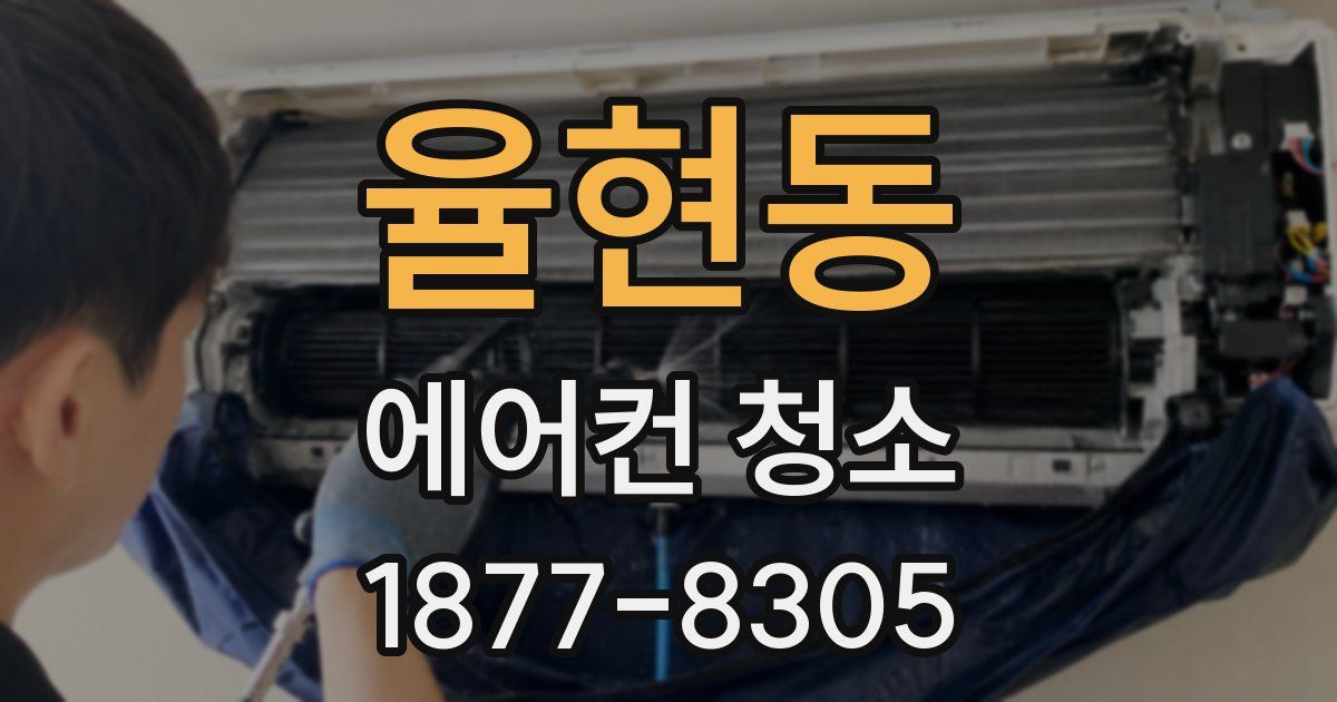 율현동 에어컨 청소