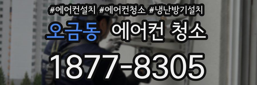 오금동 에어컨 청소