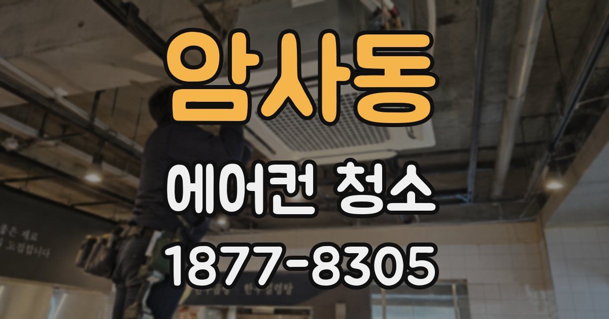 암사동 에어컨 청소