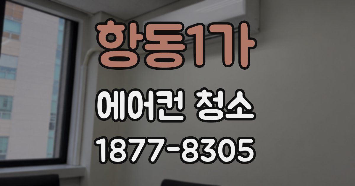 항동1가 에어컨 청소