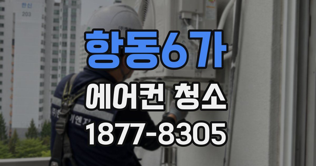 항동6가 에어컨 청소