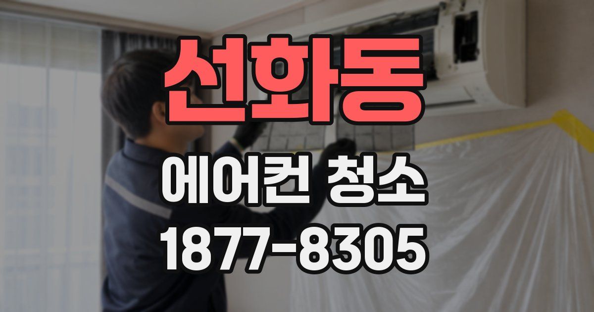 선화동 에어컨 청소