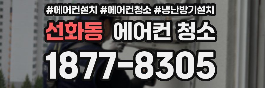 선화동 에어컨 청소
