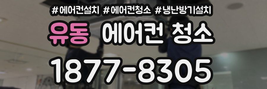 유동 에어컨 청소
