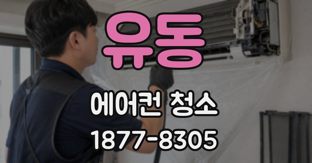 유동 에어컨 청소