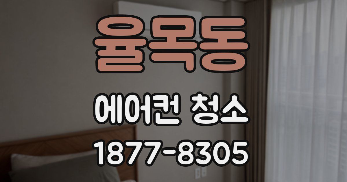율목동 에어컨 청소