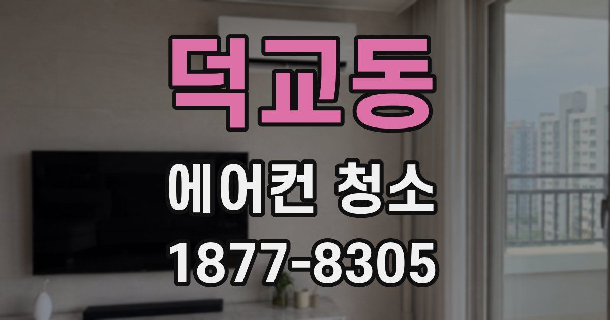 덕교동 에어컨 청소