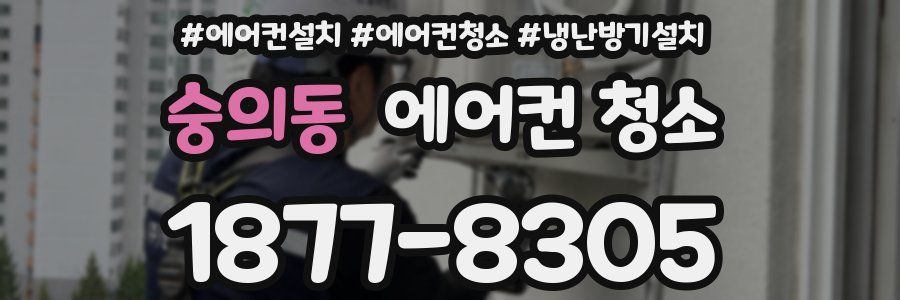 숭의동 에어컨 청소