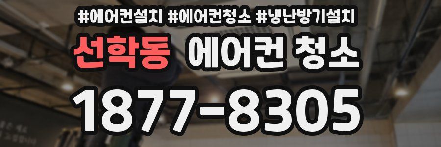 선학동 에어컨 청소