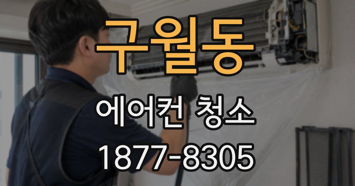 구월동 에어컨 청소