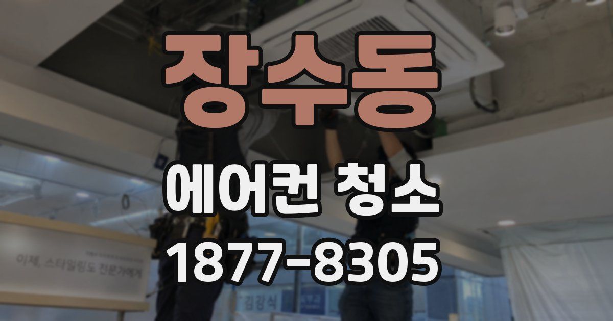 장수동 에어컨 청소