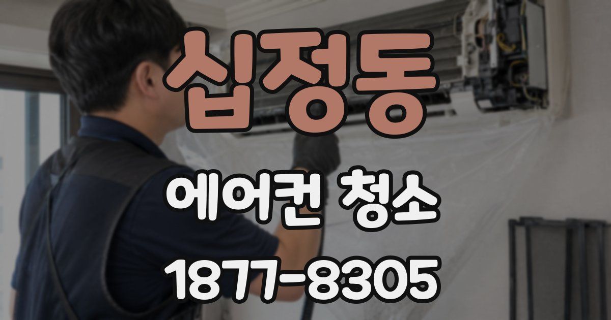 십정동 에어컨 청소