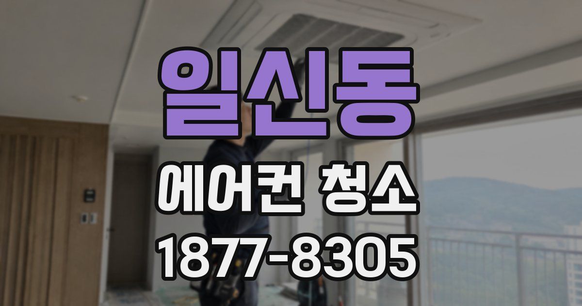 일신동 에어컨 청소
