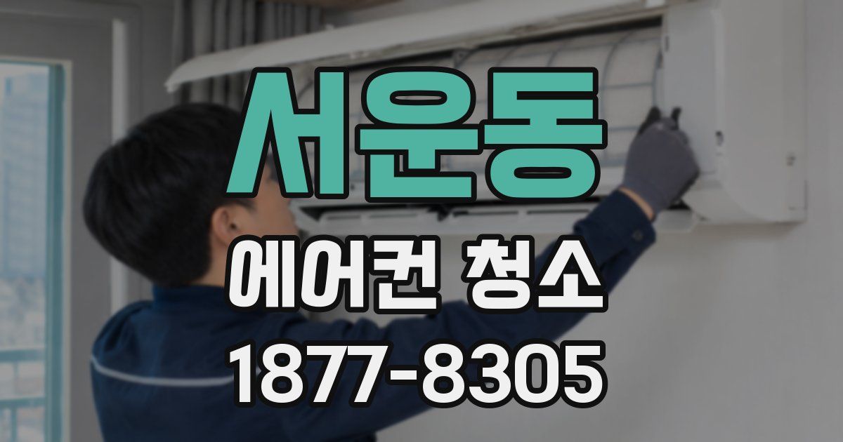 서운동 에어컨 청소