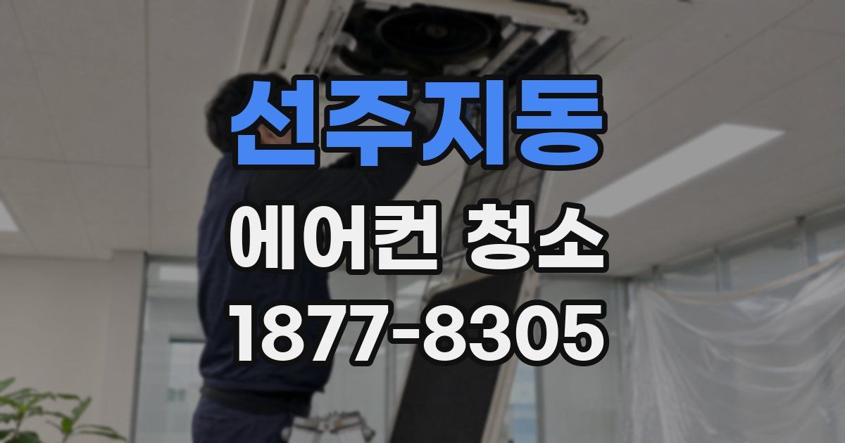 선주지동 에어컨 청소