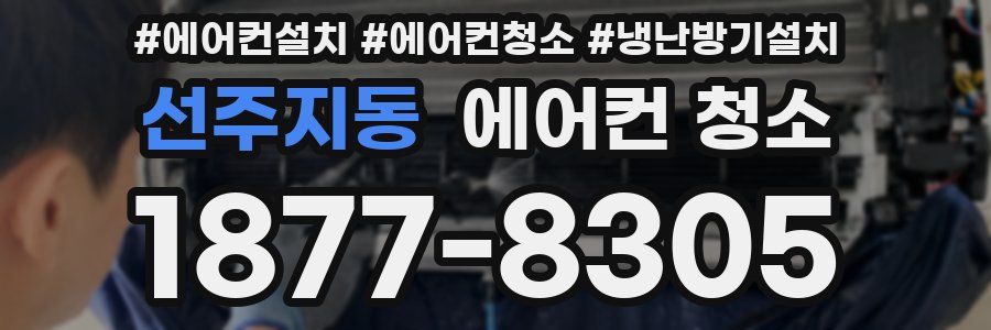 선주지동 에어컨 청소